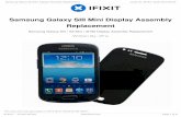 Samsung Galaxy SIII Mini Display Assembly Replacement · 2019-09-22 · Samsung Galaxy SIII Mini Display Assembly Replacement Samsung Galaxy SIII / S3 Mini / i8190 Display Assembly