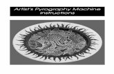 Artist's Pyrography Machine Instructionscarbon paper or preferably graphite paper. You can zoom designs up and down in size using a photocopier. If you place a photocopy or laser printed