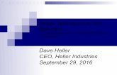 Dave Heller CEO, Heller Industries September 29, 2016 · Vacuum Assisted Reflow n Vacuum-assisted reflow has been shown to reduce the voids in a solder joint by 99% n Pressure is