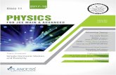 of PremierInstitutes. PHYSICS - Master JEE Classes€¦ · Tips & Tricks, Facts, Notes, Misconceptions, Key Take Aways, Problem Solving Tactics Questions recommended for revision