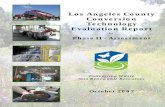 Los Angeles County Conversion Technology Evaluation Report · Technology Advisory Subcommittee of the Los Angeles County Solid Waste Management Committee/Integrated Waste Management