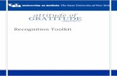 Employee Recognition Toolkit - University at Buffalo · 2020-01-07 · Employee recognition is a communication medium that rewards and respects the contributions that ... extend the