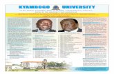 JULY-SEPT FPGs 201 - New Vision · 2017-01-09 · Makerere Hill and was transferred to Kyambogo Hill in 1958 as ... project funding for Kyambogo University was is UA18.15 ... •