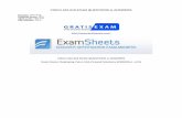 CISCO 642-618 EXAM QUESTIONS & ANSWERS...CISCO 642-618 EXAM QUESTIONS & ANSWERS Exam Name: Deploying Cisco ASA Firewall Solutions (FIREWALL v2.0) Examsheets QUESTION 1 ... lookup instead