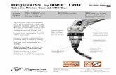 Tregaskiss by DINSE TWD MIG (GMAW) Welding Robotic Water … · 2019-05-08 · MIG (GMAW) Welding Robots ABB®, FANUC®, KUKA®, Motoman®, OTC Daihen®, Panasonic®, Reis® and Yaskawa®