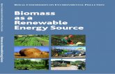 ROYAL COMMISSION ON Biomass as a Renewable Energy Source · ROYAL COMMISSION ONENVIRONMENTALPOLLUTION – BIOMASS AS A RENEWABLE ENERGY SOURCE 5 means that most of our fuels will