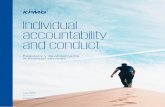 Individual accountability and conduct - KPMG...2 In recent years, Financial Institution (FI)1 conduct remediation has demanded a focus on individual accountability and the way in which