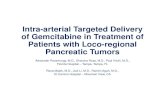 Intra-arterial Targeted Delivery of Gemcitabine in …...2017/04/02  · Intra-arterial Targeted Delivery of Gemcitabine in Treatment of Patients with Loco-regional Pancreatic Tumors
