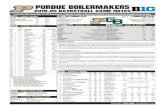 191106 Purdue Game Notes - Amazon S3€¦ · Purdue BoilermakerS 2019-20 Basketball Game Notes 24 Big Ten Championships | 51 All-Americans | 11 Big Ten Coaches of the Year | 31 NCAA