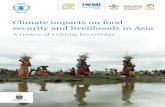 Climate impacts on food security and livelihoods in Asia€¦ · 2 Climate impacts on food security and livelihoods in Asia Asia is a diverse continent Asia is a highly diverse continent,