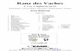 Ranz des Vaches - alle-noten.de · 2016-07-08 · Ranz des Vaches 1, 2 ... (Alto Sax, Trumpet and Trb) BUTTALL EMR 10199 Tutti Frutti (Clarinet, Alto Sax and Tenor Sax) BUTTALL EMR