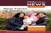 AUTUMN 2016 New Faces at Trinity · Trinity’s alumni, students, and friends. To contact the editor, please email Melissa Stratis, m.stratis@trinitycollegebristol.ac.uk, or call