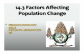 A factor that has a greater effect on population as the Note Sheets… · A factor that has a greater effect on population as the density increases or decreases. Factors are typically