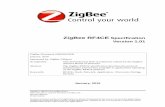 ZigBee RF4CE Specification · 2019-11-15 · ZigBee is not responsible and shall not be held responsible in any manner for identifying or failing to identify any or all such third