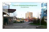 Transit-Oriented Development Guidelines - Ottawa · Transit-Oriented Development Guidelines Guideline 3: Create a multi-purpose destination for both transit users and local residents