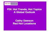 FDI: Hot Trends, Hot Topics A Global Outlook Cathy Dawson ...€¦ · A Global Outlook Cathy Dawson Red Hot Locations. Argentina Armenia Austria Belgium Brazil Canada Cayman Islands