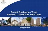 Ascott Residence Trust ANNUAL GENERAL MEETINGinvestor.ascottreit.com/newsroom/20110420_132520_A68U_36CD98… · • 4Q 2010 Portfolio Performance • Capital & Risk Management •