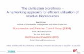 The civilisation biorefinery A networking approach …...Bio-based economy Source: modified after B. Kamm (BIOPOS) s BioEnergy uels BioResources BioRefinery Product- & energy market