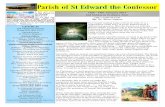 Parish of St Edward the Confessor · 2020-02-03 · Parish of St Edward the Confessor If you are new to the Parish or are visiting, Welcome! We are glad you have come to share Eucharist