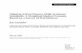 Aligning School Finance With Academic Standards: A ...3-07).pdf · Aligning School Finance With Academic Standards: A Weighted-Student Formula Based on a Survey of Practitioners ...