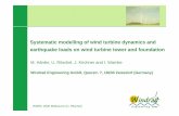 Systematic modelling of wind turbine dynamics and ......Systematic modelling of wind turbine dynamics and earthquake loads on wind turbine tower and foundation M. Hänler, U. Ritschel,