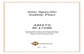 Site-Specific Safety Plan AMATS M-17186 - Mass …...Site-Specific Safety Plan 3 Safety Policy and Procedures 1.0 Introduction 1.1 General Information A Site-Specific Safety Plan is