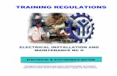 TRAINING REGULATIONS...TESDA -SOP -QSO -01-F08 TR – Electrical Installation and Maintenance NC II (Amended) Pro mulgated Dec. 16, 2015 2 SECTION 2 COMPETENCY STANDARDS This section