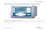 Product Data: 1056 Dual Channel Transmitter · 2018-12-26 · maintenance with a simple to use local operator interface. ... Radio Frequency Immunity/Electromagnetic Interference
