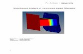 Modeling and Analysis of Honeycomb Impact Attenuator · Modeling and Analysis of Honeycomb Impact Attenuator Preprocessor : Altair HyperMesh 14.0 ... your operation with a final click