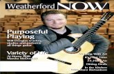 Weatherford NOW hobby-guitar player. His early days on the instrument began as just that, but the Weatherford resident and college instructor is now making a living from playing the