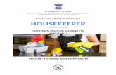 COMPETENCY BASED CURRICULUM HOUSEKEEPER Housekeeper_CTS_NSQF-4.pdfCertificate (NTC) by DGT which is recognized worldwide. Candidates broadly need to demonstrate that they are able