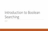 Introduction to Boolean Searching - Fastcase · 2017-06-24 · Before we Begin: Index vs. Full-Text Indexed databases •Search based on subject matter or concept •Like digest searches