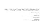 AN UPDATE TO THE STUDY OF COMPETITION IN THE U.S. … · 2010-02-01 · AN UPDATE TO THE STUDY OF COMPETITION IN THE U.S. FREIGHT RAILROAD INDUSTRY ... 5D. MAIN RESULTS FROM MODEL