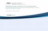 Technical guidance on the interpretation of the PIC/S Guide to GMP · 2019-02-06 · However, a Qualified Person meets the definition of an authorised person within the Australian