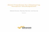 Best Practices for Deploying Amazon WorkSpaces...AWS - Best Practices for Deploying Amazon WorkSpaces July 2016 Page 4 of 45 Abstract This whitepaper outlines a set of best practices