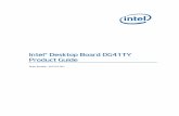 Intel® Desktop Board DG41TY Product Guide · Intel Desktop Board DG41TY Product Guide iv Conventions The following conventions are used in this manual: CAUTION Cautions warn the