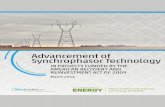 Synchrophasor Technology Advancement in ARRA Projects: Final … · 2016-03-21 · The ARRA-funded synchrophasor projects transitioned synchrophasor technology from a research and