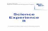 Science Experience It - RPDP science/RPDP Sci.pdfwater in the medicine dropper so it will just barely float in the bottle and place the dropper in the bottle, bulb end up. Put the