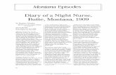 Murphy, Beatrice 'Diary of a Night Nurse, Butte, Montana, 1909'montanawomenshistory.org/.../11/...of-a-Night-Nurse-Butte-Montana-… · Diary of a Night Nurse, Butte, Montana, 1909