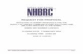 REQUEST FOR PROPOSAL Tenders/Unified...This Request for Proposal (RFP) has been compiled by the NHBRC and it is made available to the Bidders on the following basis. Bidders submitting