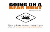 Going on a bear hunt ebook 2015 - Badge of Awesome · 2015-07-31 · We’re going on a bear hunt. (Repeat) We’re going to catch a big one. (Repeat) I’m not scared. (Repeat) Look
