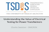 Understanding the Value of Electrical Testing for Power ... · SEPTEMBER 5 - 7, 2018 1) Ensure that the transformer tank and core are solidly grounded, also connect both the test