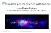 Galactic center science with SOFIA · 2016-03-21 · Galactic center science with SOFIA Jesus Martin-Pintado Centro de Astrobiología (INTA-CSIC), Spain 16-18 march 2015 Spectroscopy