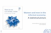 Women and men in the informal economy: A …...Slide 4 2 billion people — more than 60 per cent of the world’s employed population are in informal employment World Developing Emerging