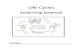 Life Cycles Learning Journal · 2014-10-28 · -has antennae -is cold blooded Reptile -vertebrate -usually lays eggs -has dry, scaly skin -is cold blooded ... Baby birds need lots
