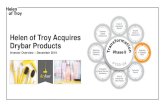 Helen of Troy Acquires Drybar Productss2.q4cdn.com/117307772/files/doc_presentations/2019/HELE... · 2020-01-17 · Helen of Troy Adds 8th Leadership Brand to Portfolio • Fast-growing,