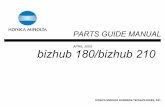 bizhub 180/bizhub 210 - TRASCOPIERforo.trascopier.com.ar/files/162/parts_guide_manual_e/...bizhub 180/bizhub 210 CONTENTS No. DESCRIPTION PAGE No. 1 ORIGINAL COVER P1 2 CONTROL PANEL