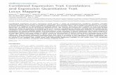 Combined Expression Trait Correlations and Expression …pages.cs.wisc.edu/~yandell/talk/btci/PLoSGenetics2006.pdf · 2006-07-12 · Genet 2(1): e6. Introduction Biological systems