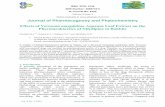 Effects of Vernonia amygdalina Aqueous Leaf Extract on the ... · patients. Given widespread use of Vernonia amygdalina and in the light of the consideration that her-drug interaction