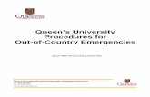 QUEEN’S UNIVERSITY PROCEDURES...2 QUEEN’S UNIVERSITY PROCEDURES FOR March 1999; Revised 11 December 2015 Table of Contents Section/Page Title Page # 1.0 Executive Summary 3 2.0